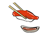 Tuna / Sushi --Food ｜ Food ｜ Free Illustration Material