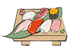 Assorted Sushi-Food ｜ Food ｜ Free Illustration Material