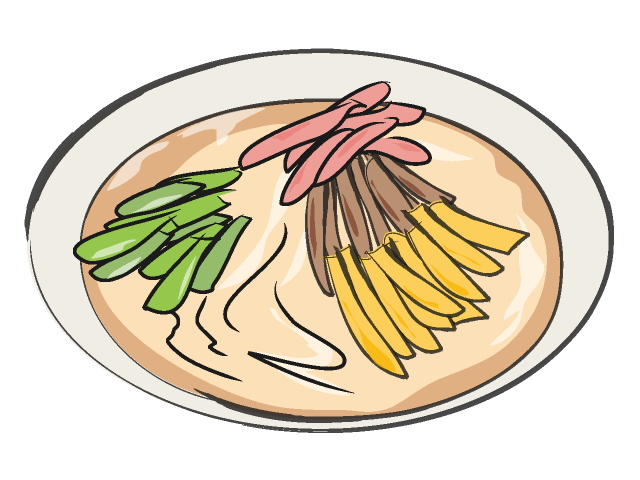冷麺 - フード/食べ物/美味しい/おやつ/イラスト/写真/フリー素材/クリップアート
