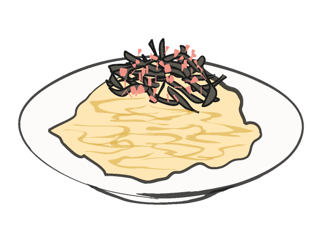 たらこスパゲッティ - フード/食べ物/美味しい/おやつ/イラスト/写真/フリー素材/クリップアート
