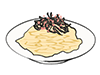 Tarako Spaghetti --Food ｜ Food ｜ Free Illustration Material