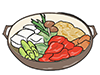 Sukiyaki-Food | Food | Free Illustration Material