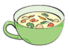 Vegetable soup-Food | Food | Free illustration material