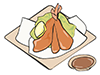 Fried shrimp / Fried shrimp --Food ｜ Food ｜ Free illustration material