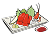 Assorted sashimi / sashimi --Food ｜ Food ｜ Free illustration material