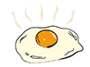 Fried egg-Food | Food | Free illustration material