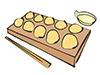 Akashiyaki / Akashiyaki-Food ｜ Food ｜ Free Illustration Material