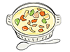 Cream Stew-Food ｜ Food ｜ Free Illustration Material