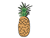 Pineapple-Food ｜ Food ｜ Free Illustration Material