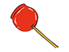 Candy apple-Food | Food | Free illustration material